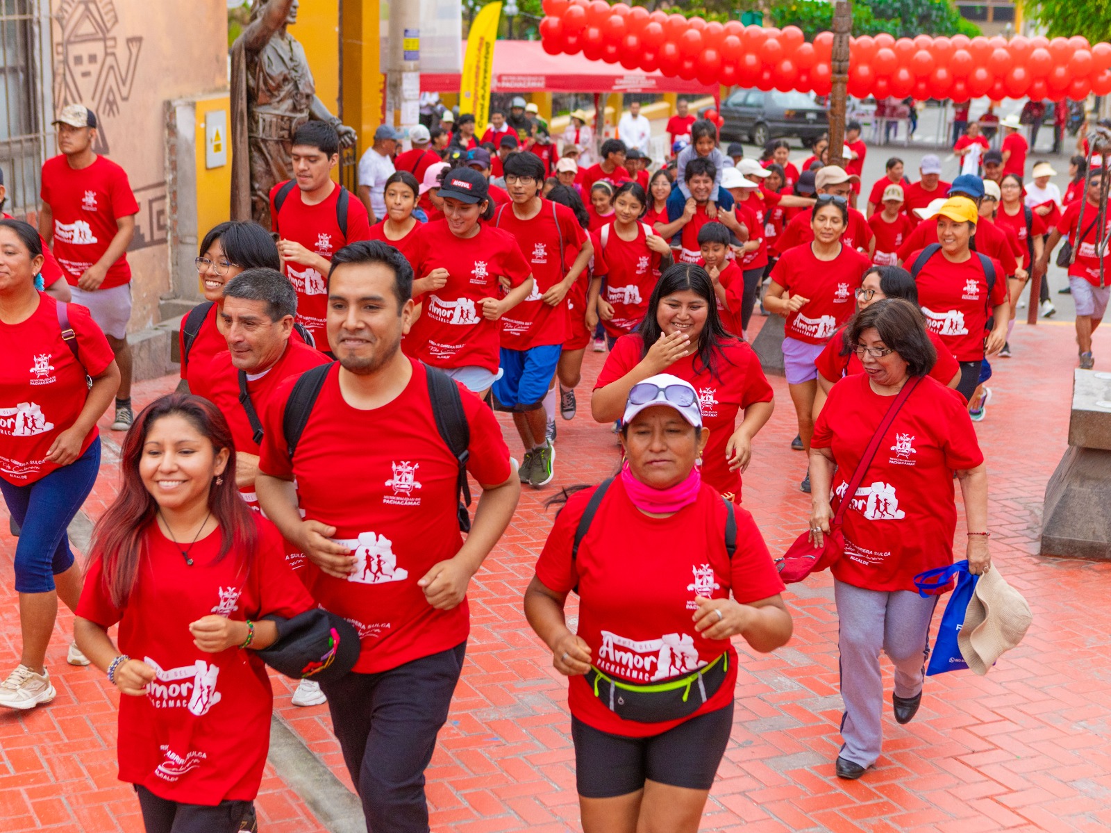 Destaca la Ruta del Amor 7K: Pachacámac celebró la semana del amor con diversas actividades