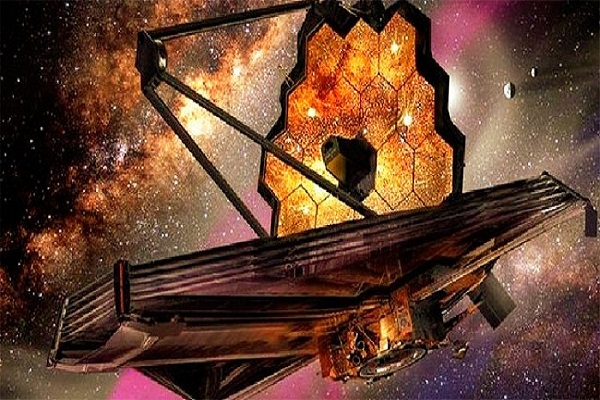 Un micrometeorito golpeó al telescopio James Webb