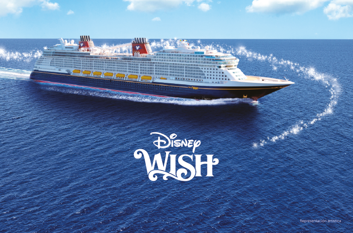 Disney amplía su presencia en los cruceros con el Wish, su quinto barco