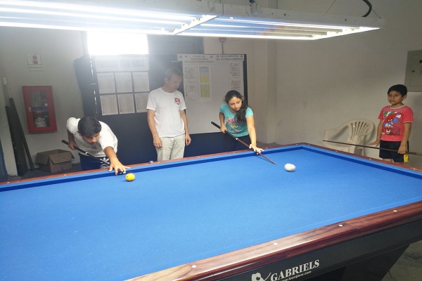 Con gran éxito funcionan las academias de billar 