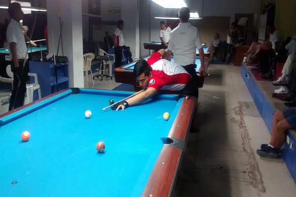 Martinez,Tévez y Vallenas brillan en torneo ranking de Billar Pool 