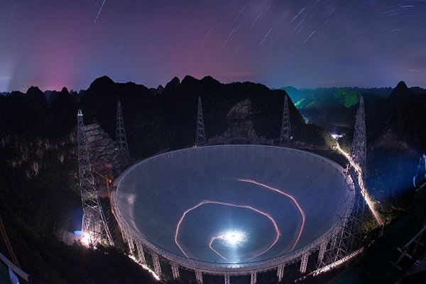 El radiotelescopio chino FAST descubre 11 púlsares en 18 meses de operaciones
