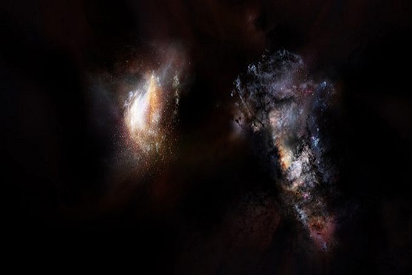 Nuevo descubrimiento de ALMA: Detectan dos galaxias masivas más antiguas de lo esperado