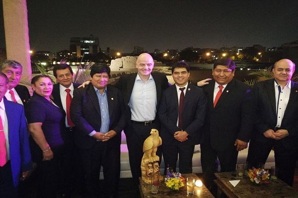 Federaciones departamentales de fútbol en reunión de FIFA en el Perú 