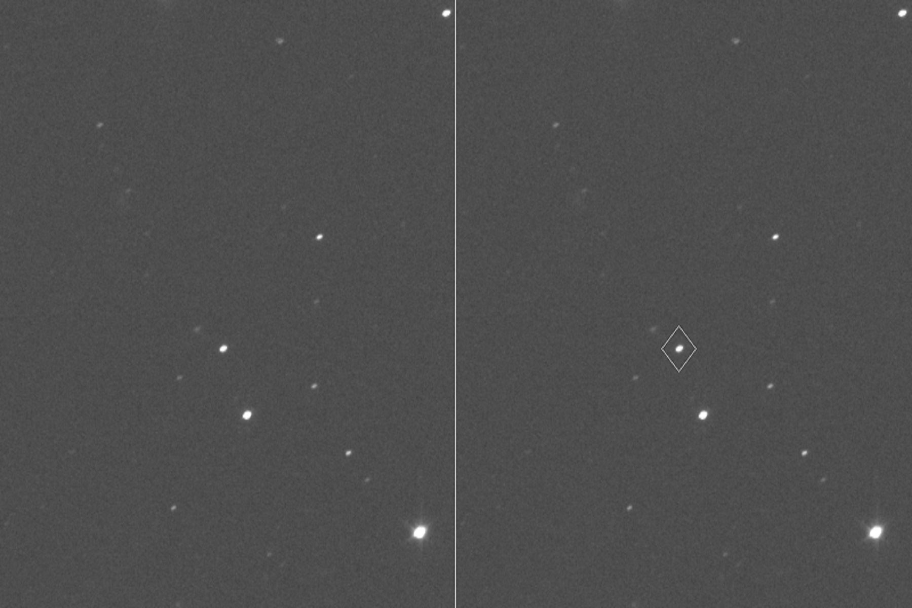 Nave espacial Lucy de la NASA capta las primeras imágenes del asteroide Donaldjohanson