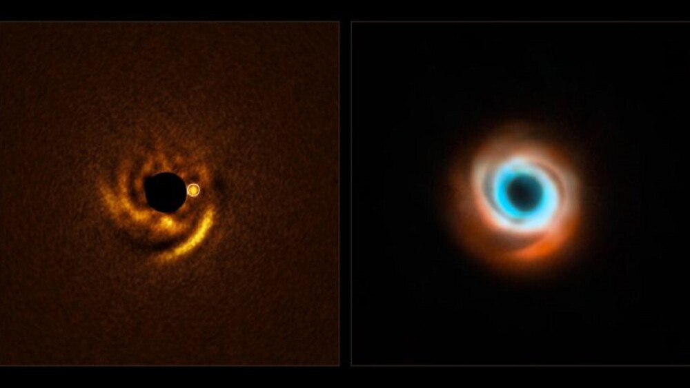 Un grupo de astrónomos observa cómo un planeta recién nacido esculpe el polvo que le rodea
